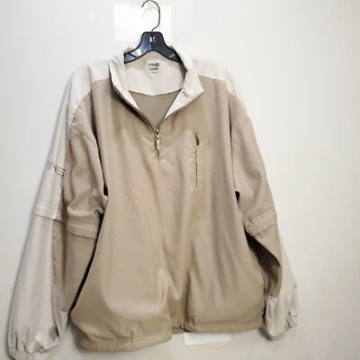 PING Performance Jacket Mens Size Large Brown Golf 1/4 Zip Pullover Sensorcool - Image 1 of 4