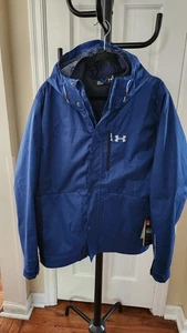 Under Armour Coldgear 3 in 1 Jacket Blue Men's Size Large Storm2 Infrared NWT - Picture 1 of 23