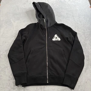 Felpa Palace Skateboards full zip con cappuccio logo uomo small S streetwear pesante - Foto 1 di 10
