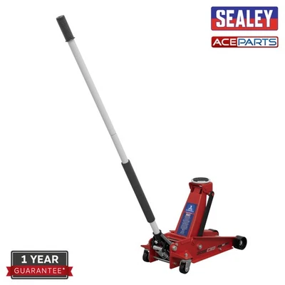 Sealey 3015CXD 3 Tonne Ton Trolley Jack Super Rocket Lift Car Van Red - Image 1 of 4