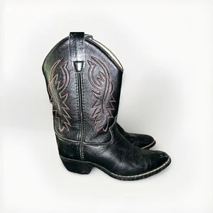 Cody James Unisex Western Boots Pointed Toe Size 3D Black Embroidered - Picture 1 of 8