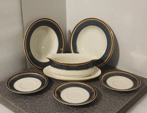 6 Stück Mikasa Imperial Lapis Grande Elfenbein Blau Gold L2826 Ersatzteile - Bild 1 von 24