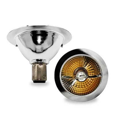 3W AR70 LED Bulb BA15d 30W Halogen Equivalent 2700K Warm White Spotlight 2-Pack - Image 1 of 4