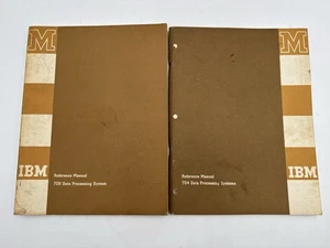 IBM Reference 704 & 709 Data Processing System Manuals Vintage Rare - Zdjęcie 1 z 4