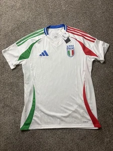 NUEVA L Adidas Italia Jersey Italia FIGC Auténtica Camisa de Fútbol para Hombres IN0656 - Imagen 1 de 6
