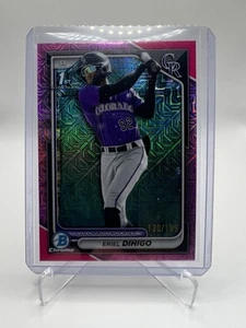 2024 Bowman Chrome Prospects #BCP-200 Eriel Dihigo 1st Fuchsia Shimmer /199 - Bild 1 von 2