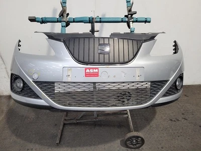 SEAT IBIZA FRONT BUMPER 2011 5 DOOR ESTATE SILVER X7W - Image 1 of 4