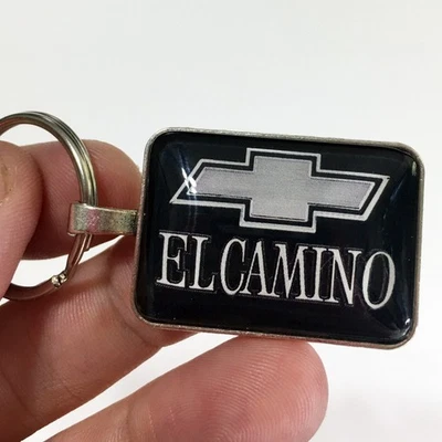 Llavero vintage 78-87 Chevrolet El Camino cromo emblema puerta trasera 1 x 1,25" pulgadas Foto 1 de 4