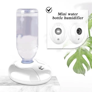 Water Bottle Humidifier Waterless Auto Off USB Ultrasonic Cool D3P7 Mist F2A8 - Picture 1 of 18