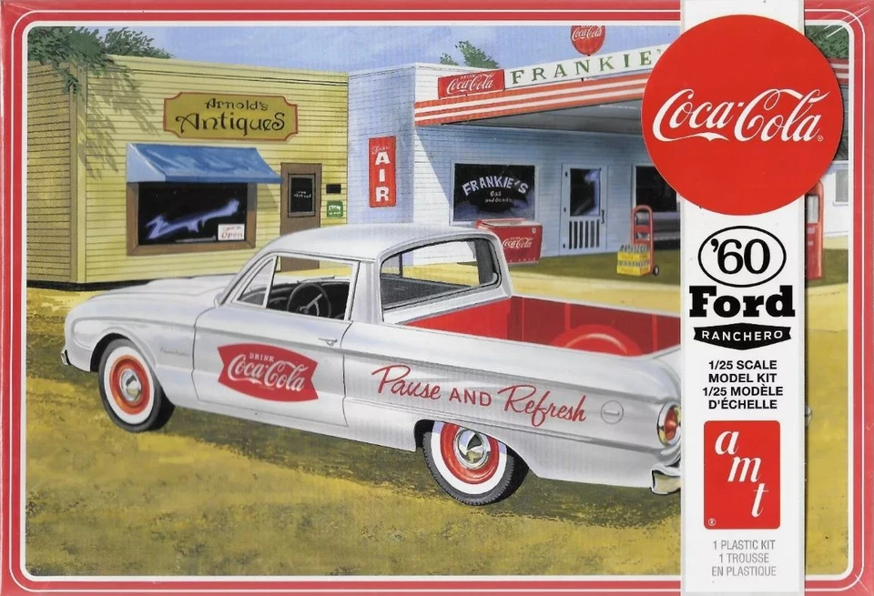AMT, 1960 FORD Ranchero - COCA-COLA para montar y pintar, 1/25, AMT1189M/12 Foto 1 de 1
