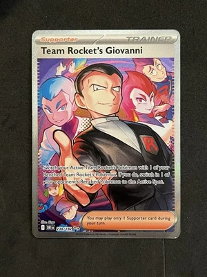 Team Rocket’s Giovanni 238/182 NM – Illustration Rare – 2025 Destined Rivals - Image 1 of 2