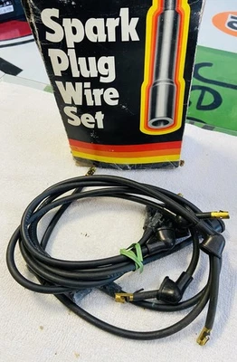 Juego de cables de bujía negros 73-83 Honda Accord Civic Prelude 1,2 L 1,5 L 1,8 L Foto 1 de 3