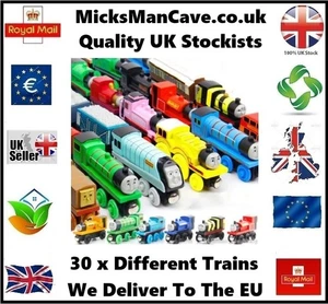 30 x Thomas The Tank Engine And Friends Wooden Toy Train Magnetic Compatible - Picture 1 of 43