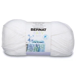 Hilo blanco Baby Sport BB - 1 paquete de 10,5 oz/300 g - fibra mezclada - #3 ligero -... - Imagen 1 de 3