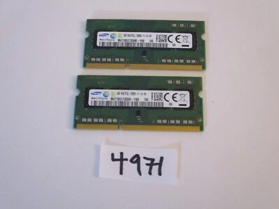 Samsung 2X4Gb=8Gb 1600Mhz PC3L-12800 DDR3 SODIMM laptop memory RAM (4971) - Image 1 of 4