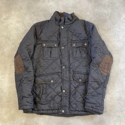 Belstaff Gold Label Jacket Kids 2XL Quilted Vintage Coat, Black — 第 1/4 张图片