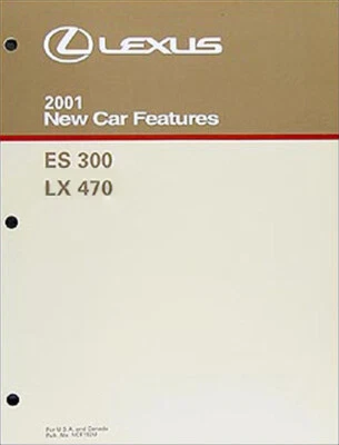 2001 Lexus LX470 ES300 Cuenta Con Manual Modelo Decodificar Servicio Tren Es 300 - Imagen 1 de 2
