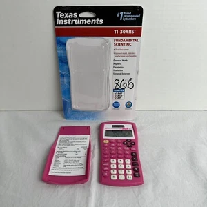 Neu Texas Instruments TI-30X IIS 2-Zeilen wissenschaftlicher Taschenrechner Akku solarpink - Bild 1 von 6