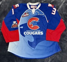 Prince George Cougars Max Kryski Game Worn WHL Alternate Jersey 2017-18 CHL