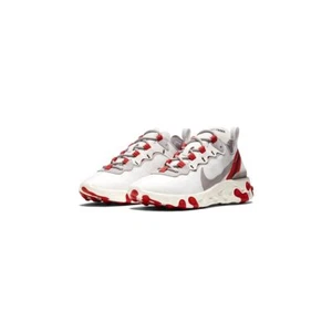 Nike Mujer React Element 55 Blanco Rojo Tenis Atléticos Zapatos Talla 7,5 - Imagen 1 de 10