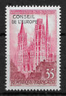 France 1958, Rouen Cathedral, Overprinted, Officials, Scott # 1O1, XF MNH**