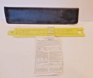 Pickett Microline Model 120 Slide Rule Engineering Tool Case and Instructions - Picture 1 of 6