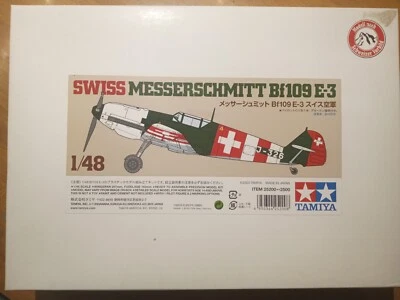 Tamiya 1/48 Bf 109 Patruille Swisse, INTROVABILE !!! Schweizer Version - Immagine 1 di 4