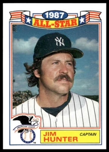 1988 Topps #11a Jim Hunter Glossy All-Stars New York Yankees Baseball - Picture 1 of 2