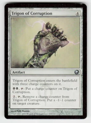 Scars of Mirrodin #213 Trigon of Corruption - Image 1 of 2