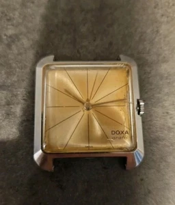 Doxa Graphic Square Watch Runs See Description - Picture 1 of 5