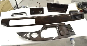 2006 BMW E60 WOOD DASH SHIFTER ASHTRAY CENTER CONSOLE DOOR TRIM SET 6 OEM 2005 - Picture 1 of 8