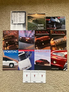 1984 1985 1988 1989 1990 1991 1994 2005 Pontiac Dealer Sales Brochures Magazines - Bild 1 von 13