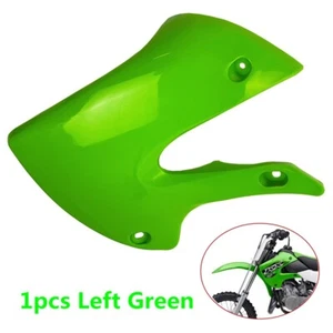 Front Body Sided Panel Green Left Fuel Tank Fender For KLX 110 KX 65 RM65 DRZ110 - Picture 1 of 7