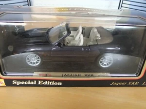 1998 Jaguar XKR Purple - Maisto 1/18 Scale BOXED - Picture 1 of 2