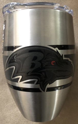 Baltimore Ravens NFL Tervis 12 oz Stainless Steel Tumbler Mule Cup NEW FREE SHIP Cover