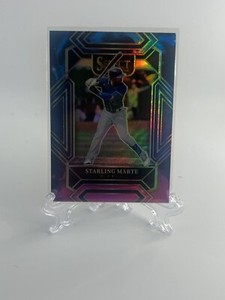 2022 Panini Select Cosmic Diamond Level Prizm Starling Marte 227 SSP Mets