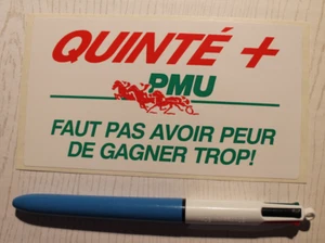 Aufkleber / Sticker - PMU - Quinte + - Bild 1 von 1
