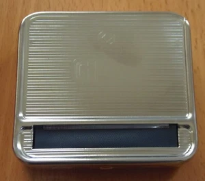 Zigarettenroller Zigarettendreher Wickler Tabak Tabakdose Metall Rollbox - 2 - Bild 1 von 5