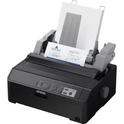 Epson C11CF39202 LQ-590II NT 24-Pin Dot Matrix Printer Black USB RJ45 LPT RS232 - Image 1 of 4