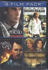 American Psycho/Wonderland/The Ninth Gate/CutThroat Island 4-Film Pack - Picture 1 of 1