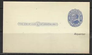 EE. UU. #X21e -- TARJETA POSTAL -- VARIEDAD DE ARCOS PUNTIAGUDOS - con CERTIFICADO - 1910 - Imagen 1 de 4
