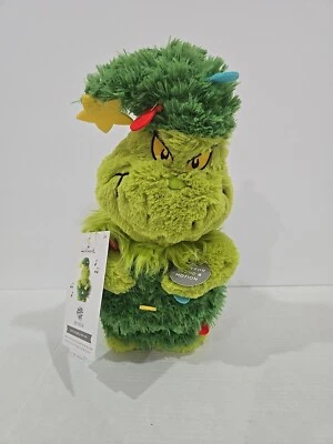 Hallmark Dr Seuss Grinch Stole Christmas 12" Animated Plush Sound Motion VIDEO - Image 1 of 4
