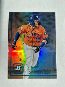2022 Bowman Heritage Pedro Leon Chrome Refractor #019/199 Astros BHPC-118 - Bild 1 von 2