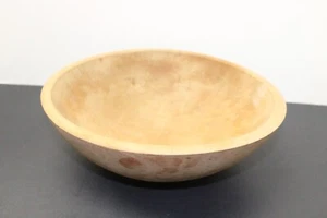 Vintage Primative Wooden Bread or Salad Bowl - Picture 1 of 5