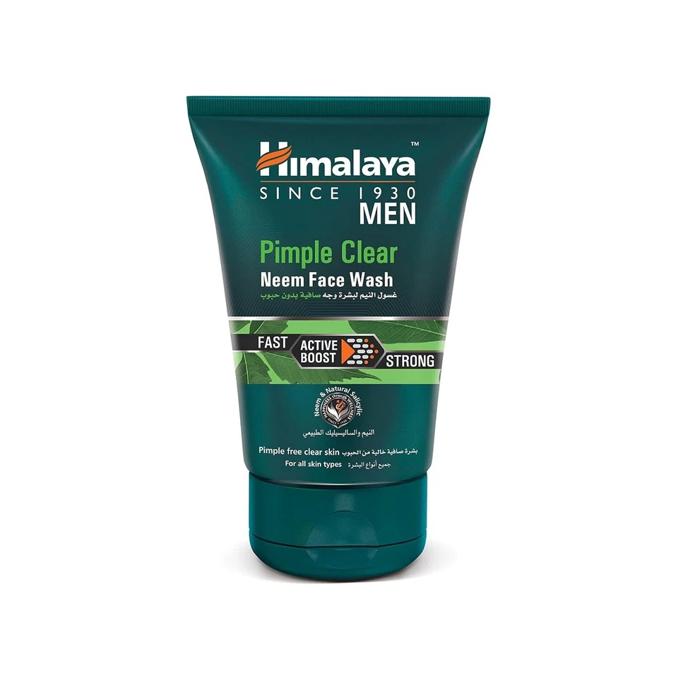 Himalayya Men Pimple Clear Neem Face Wash, 100Ml FOR all skin type face wash . - Image 1 of 4