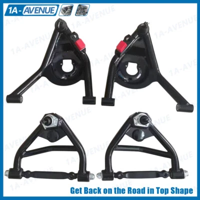 Front Upper and Lower Tubular A-Arms for 70-81 Chevrolet Camaro Pontiac Firebird - Image 1 of 4