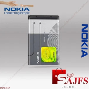 GENUINE NEW BL-5C BATTERY 1020MAH FOR NOKIA 1100 1600 2300 6230 6630 CE APP 2018 - Picture 1 of 7