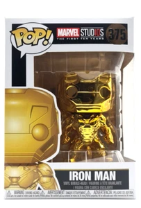 Funko Pop Iron Man Gold # 375 Marvel Studios The First Ten Year Vinyl Figure - Picture 1 of 7