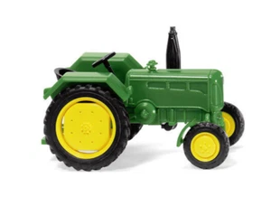 Wiking 088203 Trattore John Deere Lanz 2016 Verde Erba HO 1:87 NUOVO - Foto 1 di 1