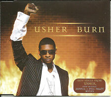 USHER Burn w/ 3 TRX w/ 2 RARE EDITS & MIX UK CD single 2004 SEALED USA Seller